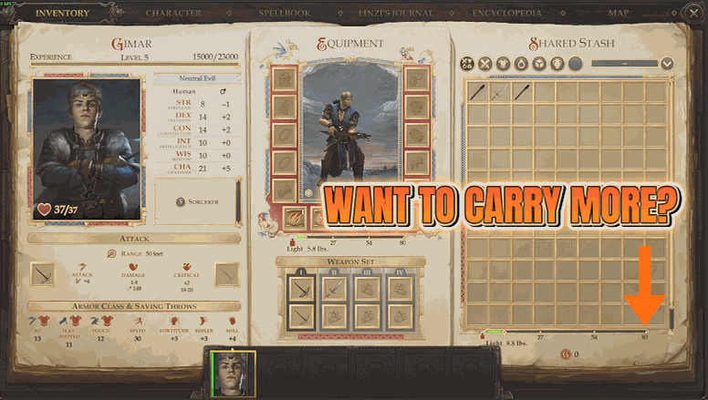 Pathfinder: Kingmaker — Bottomless Pack (Carry Anything)
